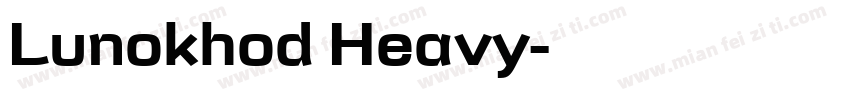 Lunokhod Heavy字体转换